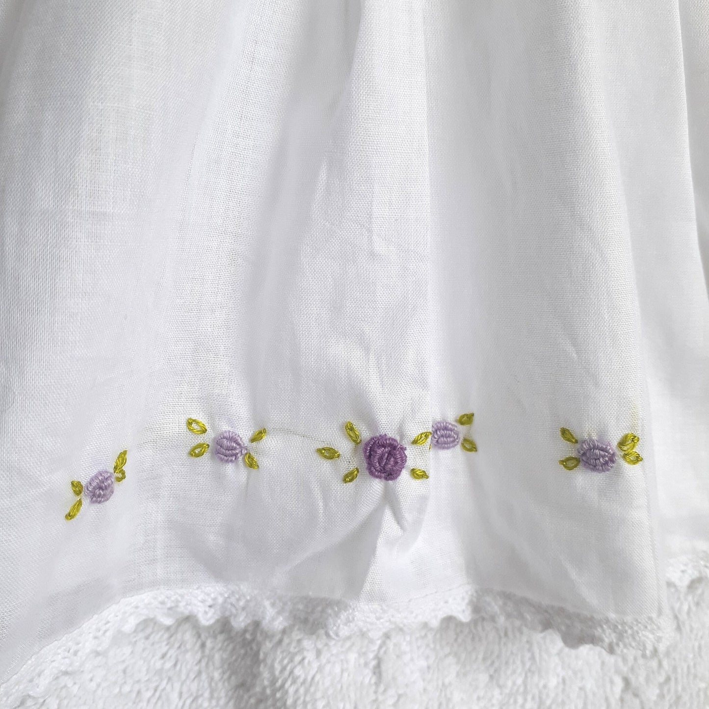 Handmade Bishop Smock Newborn Dress