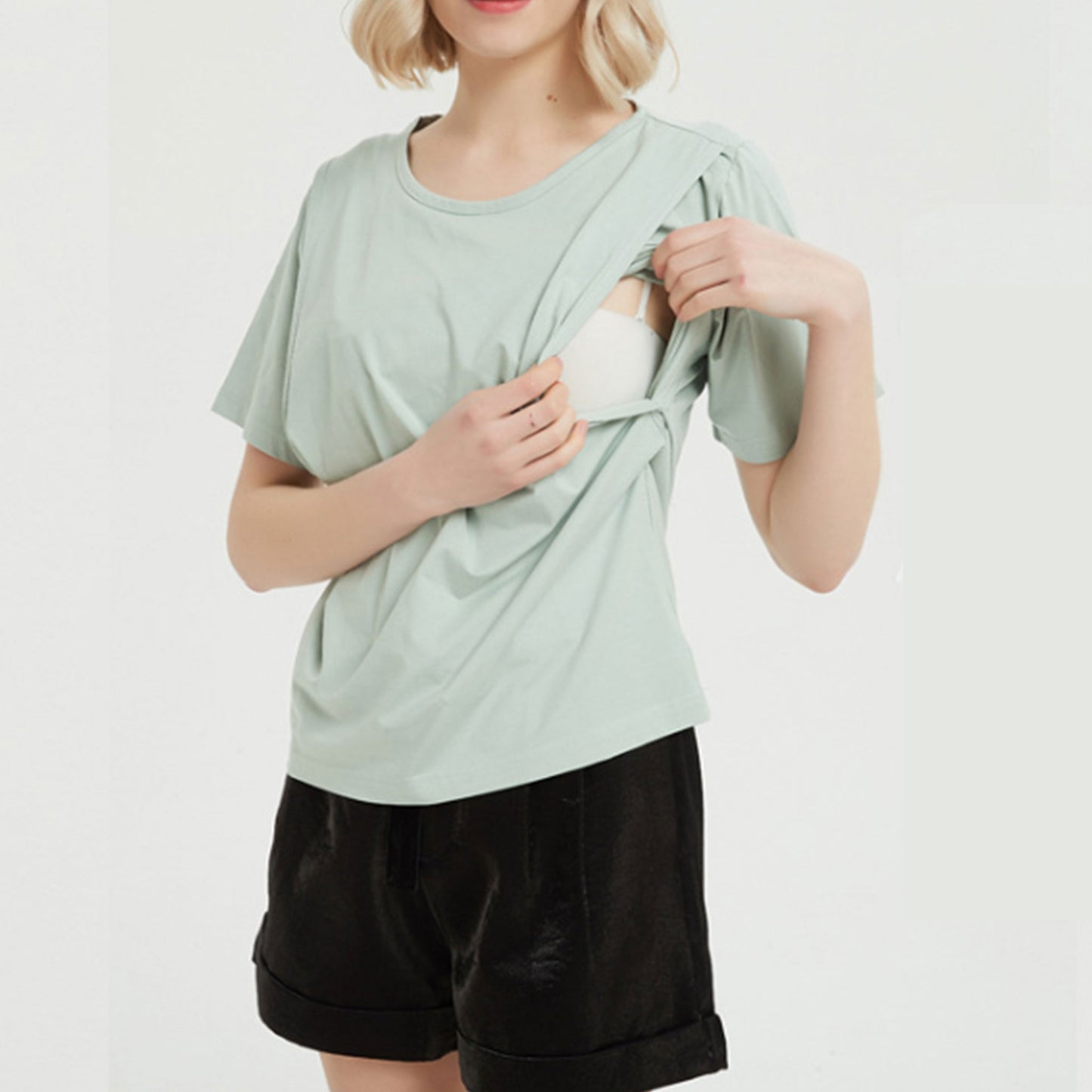 Casual T- Shirt Style Nursing/Feeding Top III - BabySpace Shop