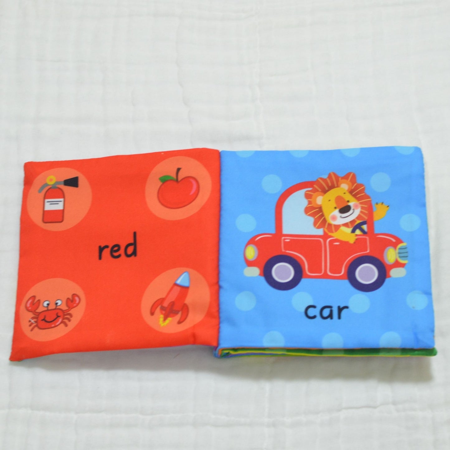 Touch and Feel Cloth Book - Colours
