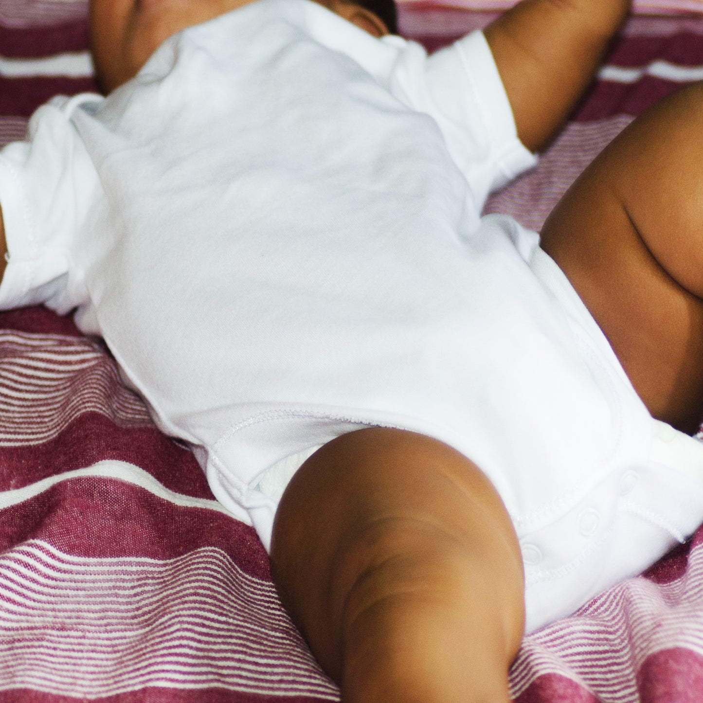 White Baby Romper / Jumpsuite - Plain