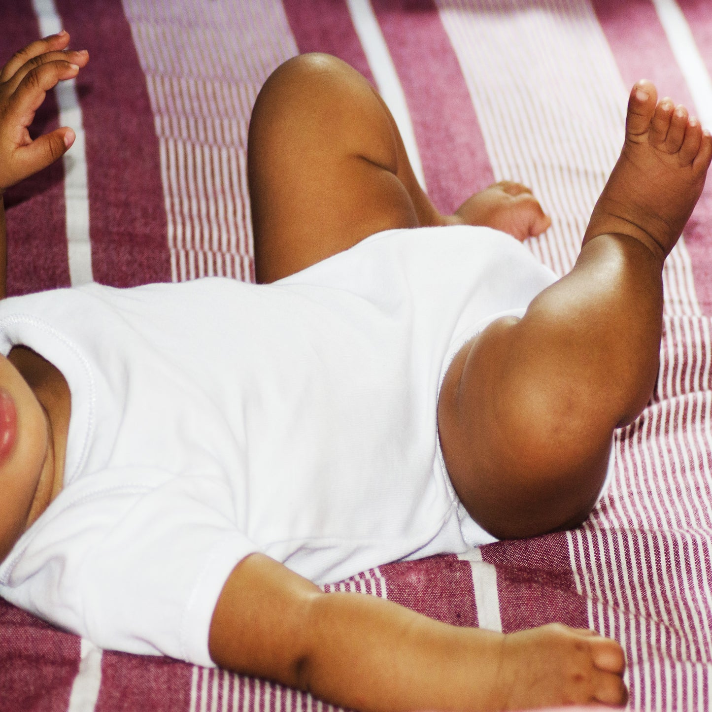 White Baby Romper / Jumpsuite - Plain