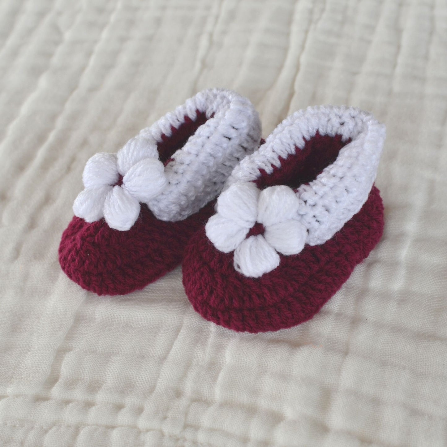 Handmade Crochet / Knitted Baby Shoes/Sandals