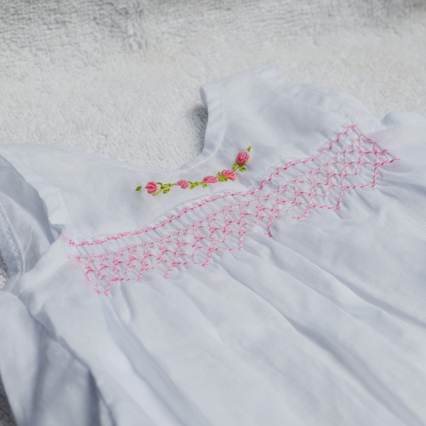 Handmade Smocked Newborn Dress Collection - 0 to 3 months