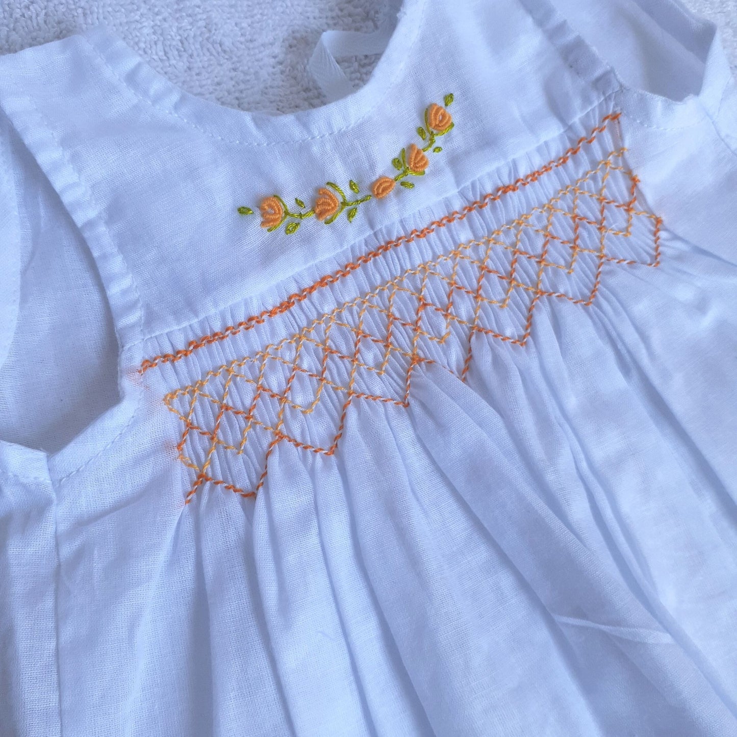 Handmade Smocked Newborn Dress Collection - 0 to 3 months