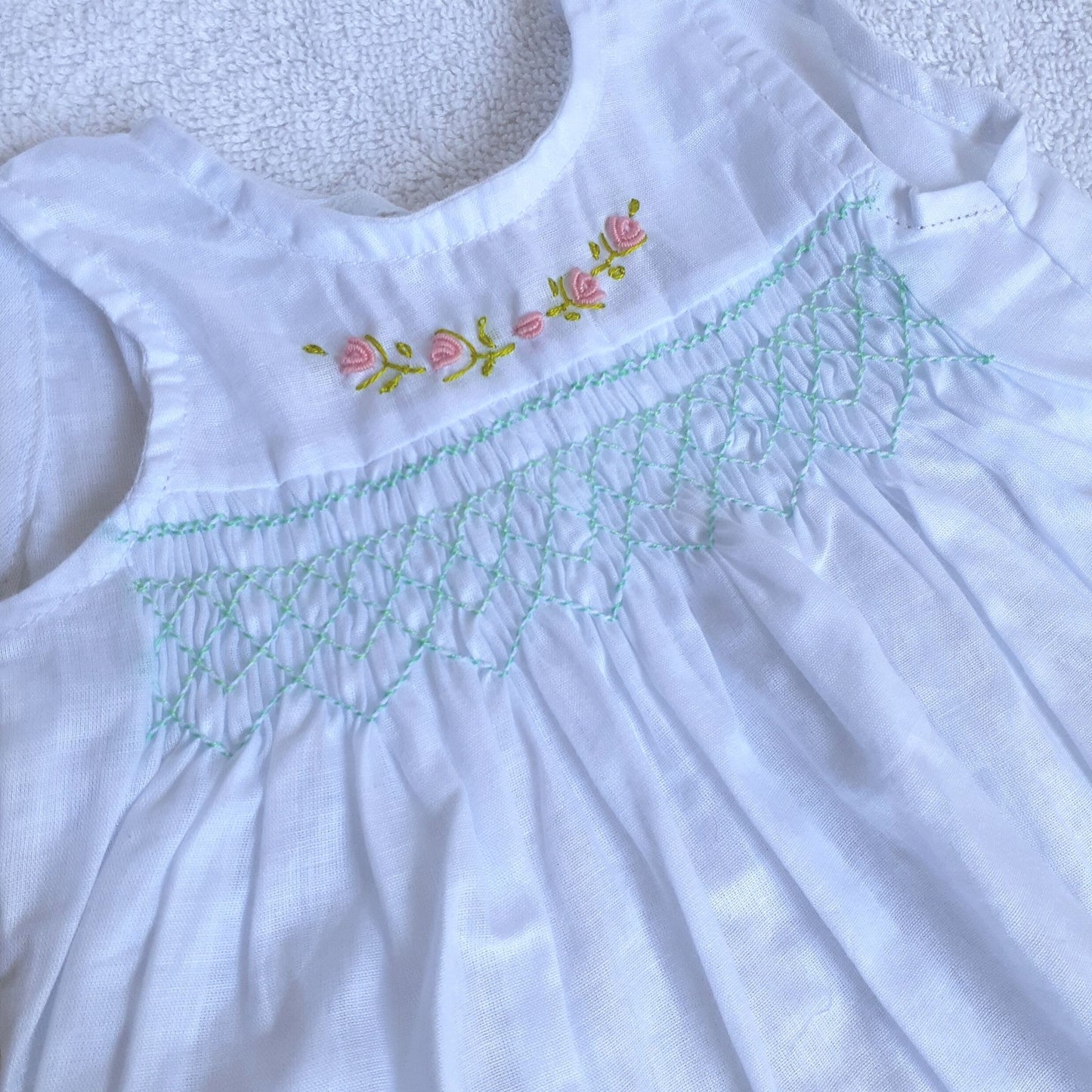 Handmade Smocked Newborn Dress Collection - 0 to 3 months