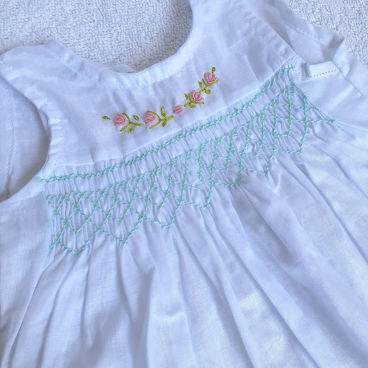 Handmade Smocked Newborn Dress Collection - 0 to 3 months