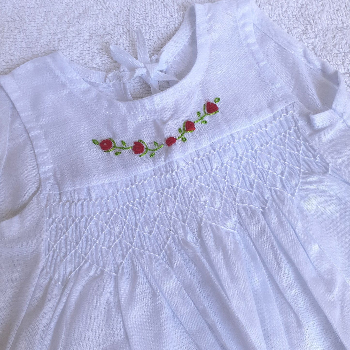 Handmade Smocked Newborn Dress Collection - 0 to 3 months