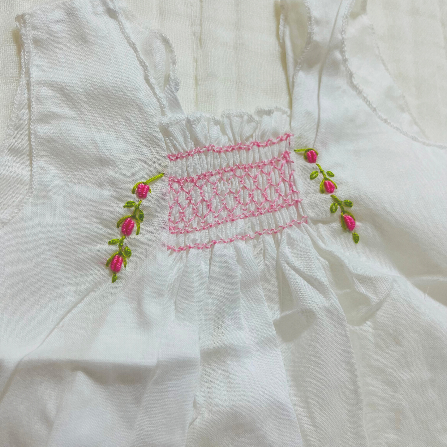 Handmade Smocked Newborn Dress Collection - 0 to 3 months