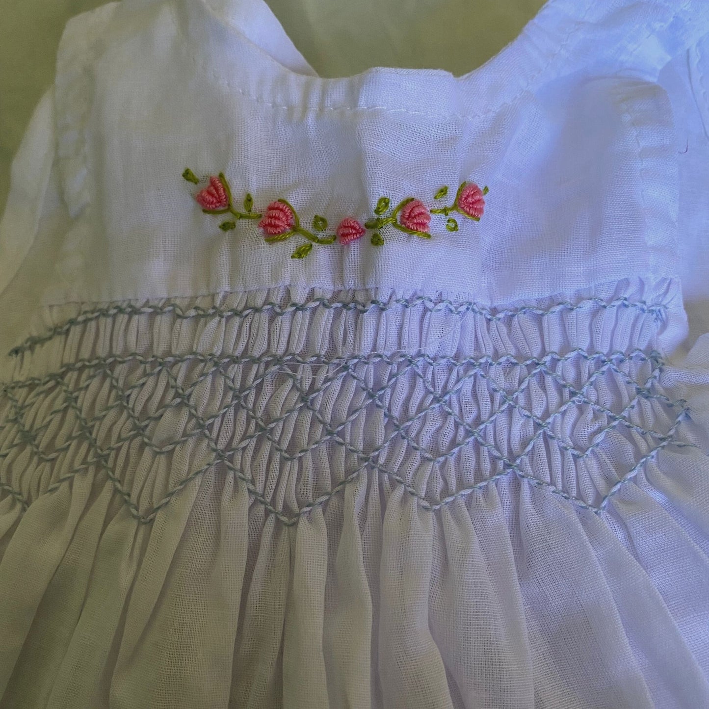 Handmade Smocked Newborn Dress Collection - 0 to 3 months