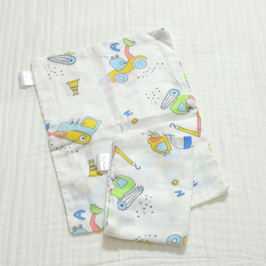 2 Baby Pillow Cases - 14"x10"