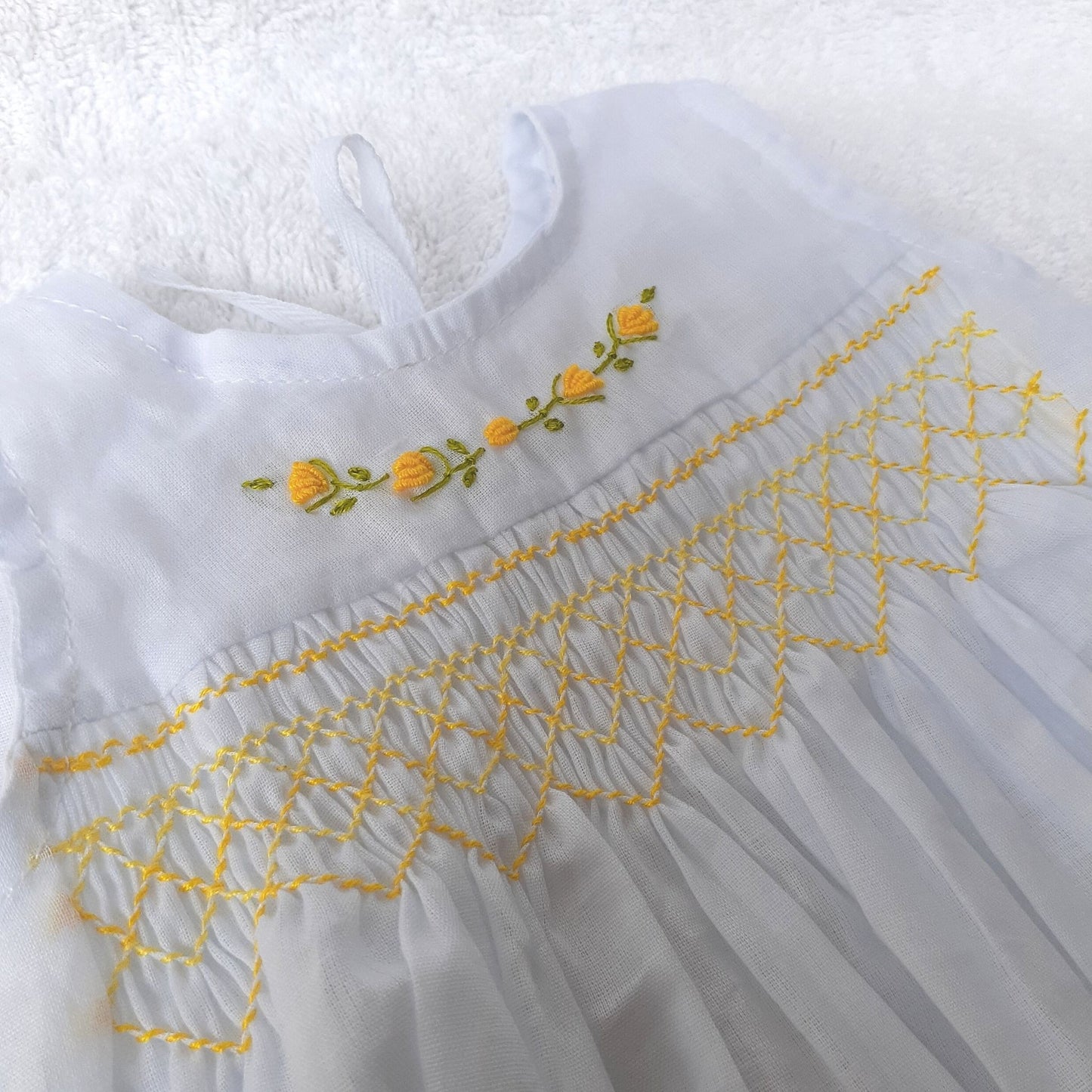 Handmade Smocked Newborn Dress Collection - 0 to 3 months