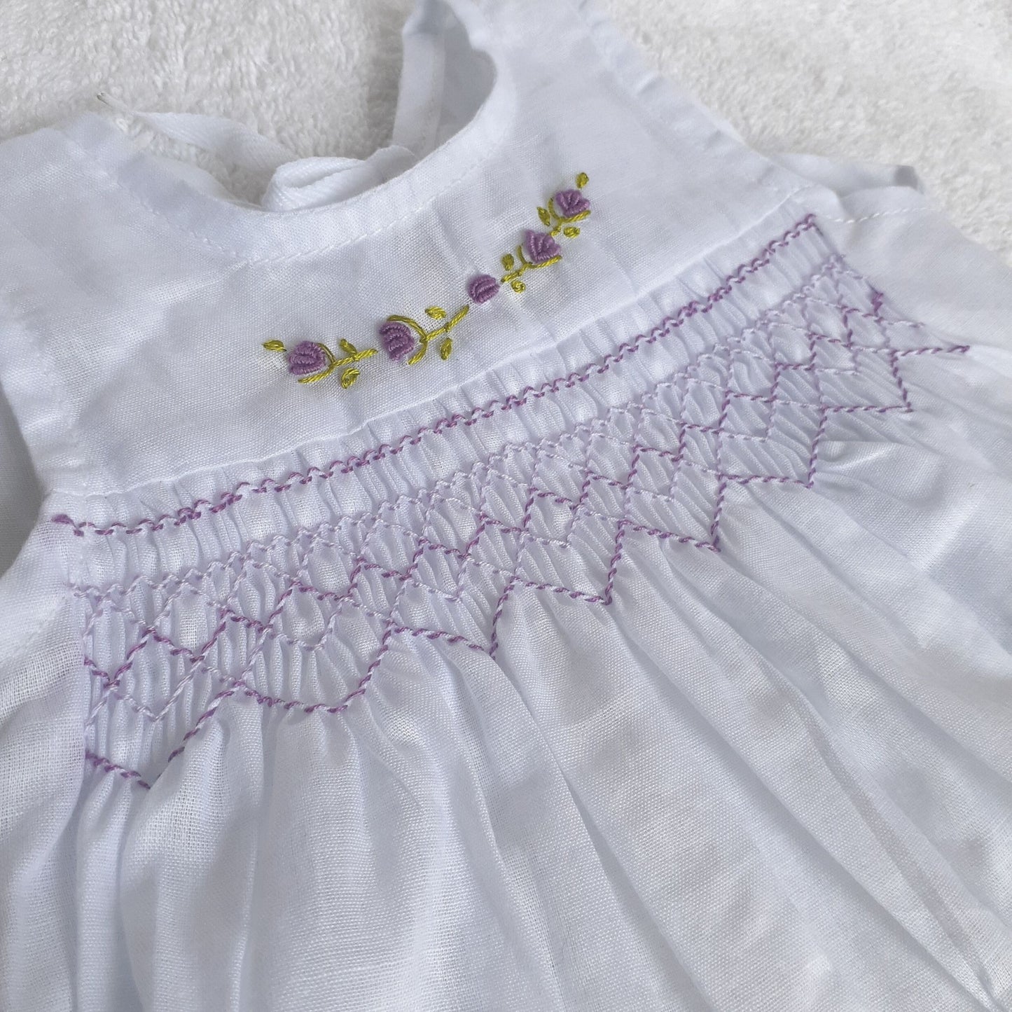 Handmade Smocked Newborn Dress Collection - 0 to 3 months