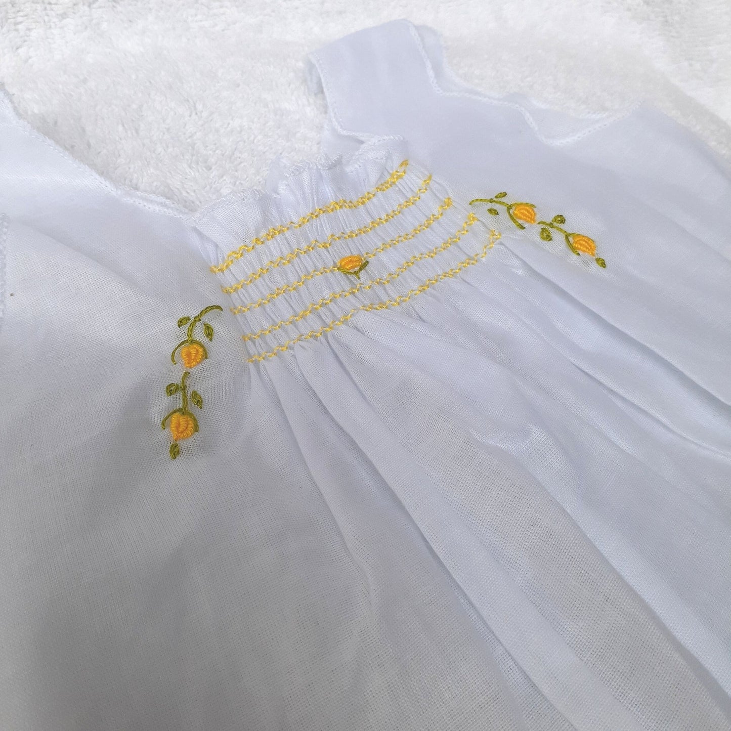 Handmade Smocked Newborn Dress Collection - 0 to 3 months