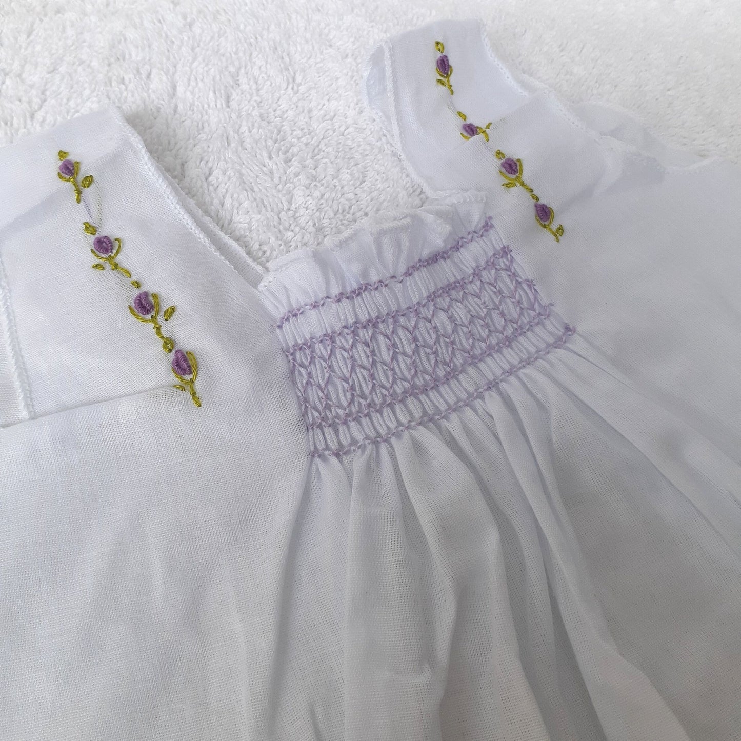 Handmade Smocked Newborn Dress Collection - 0 to 3 months