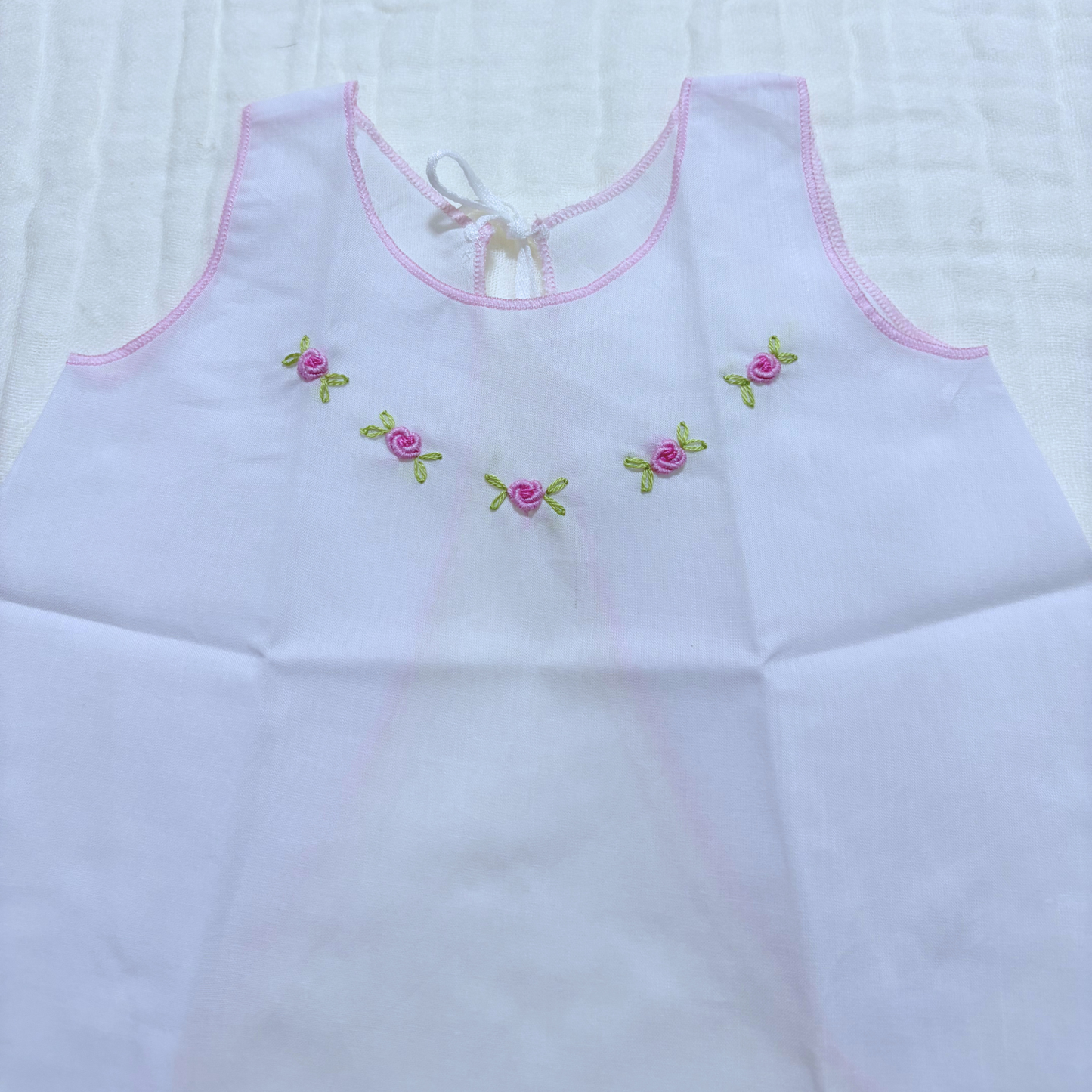 Handmade Newborn Shirt/Dress - Muslin IX