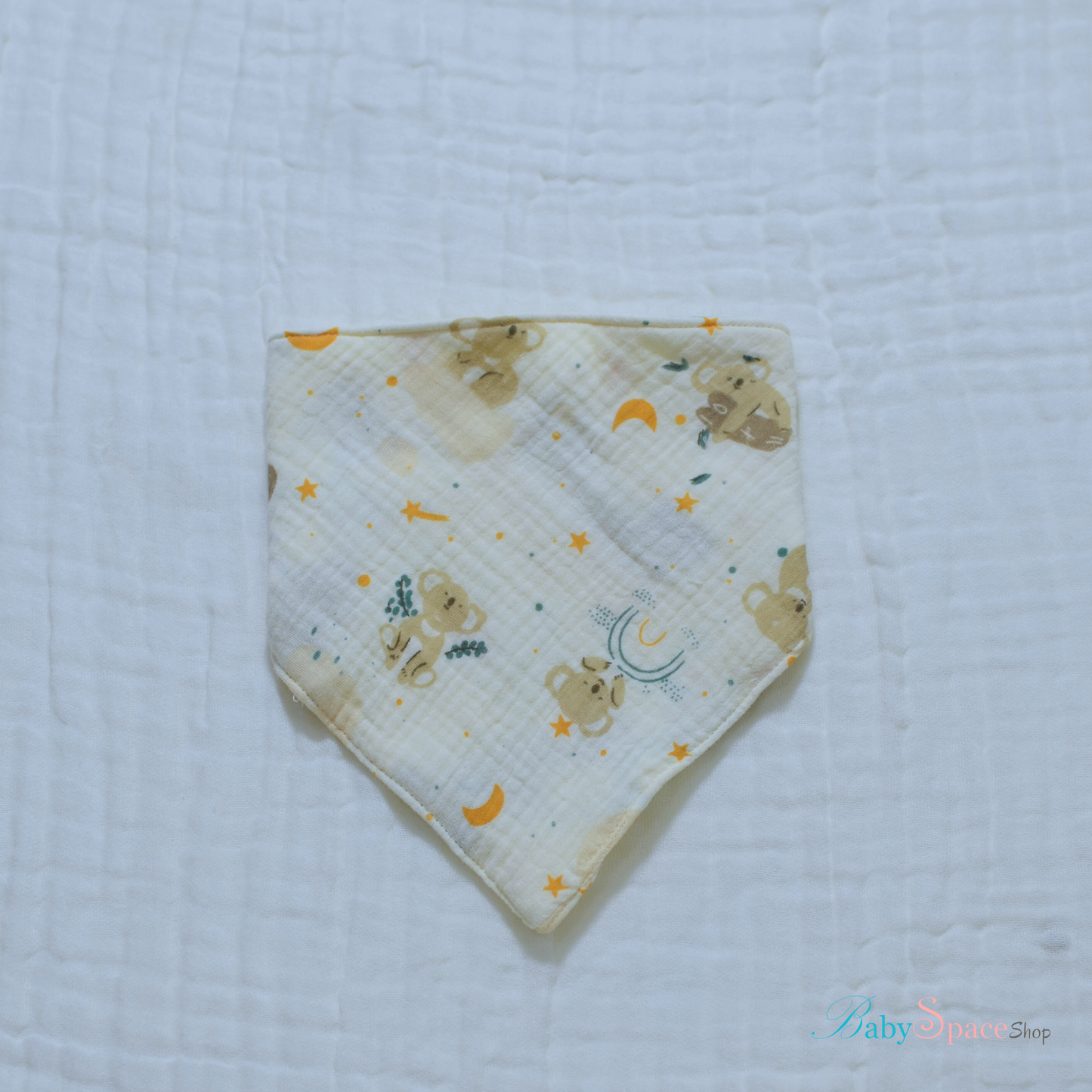 Bandana Baby Bibs with Velcro – 100% Cotton, Double Layered