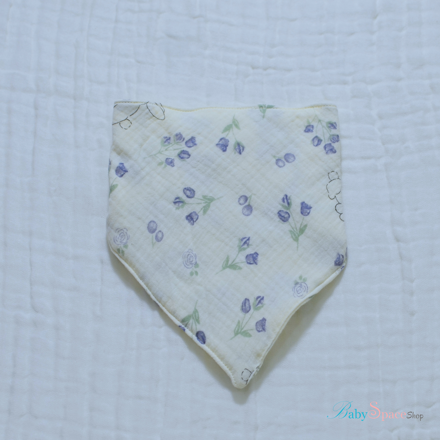 Bandana Baby Bibs with Velcro – 100% Cotton, Double Layered