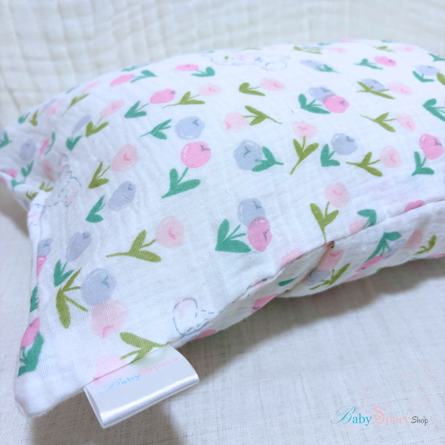 Baby Pillow Case - 14"x10" Muslin Crepe