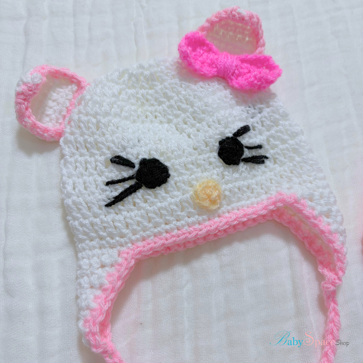 Crochet Baby Animal Hat and Shoe Newborn Size