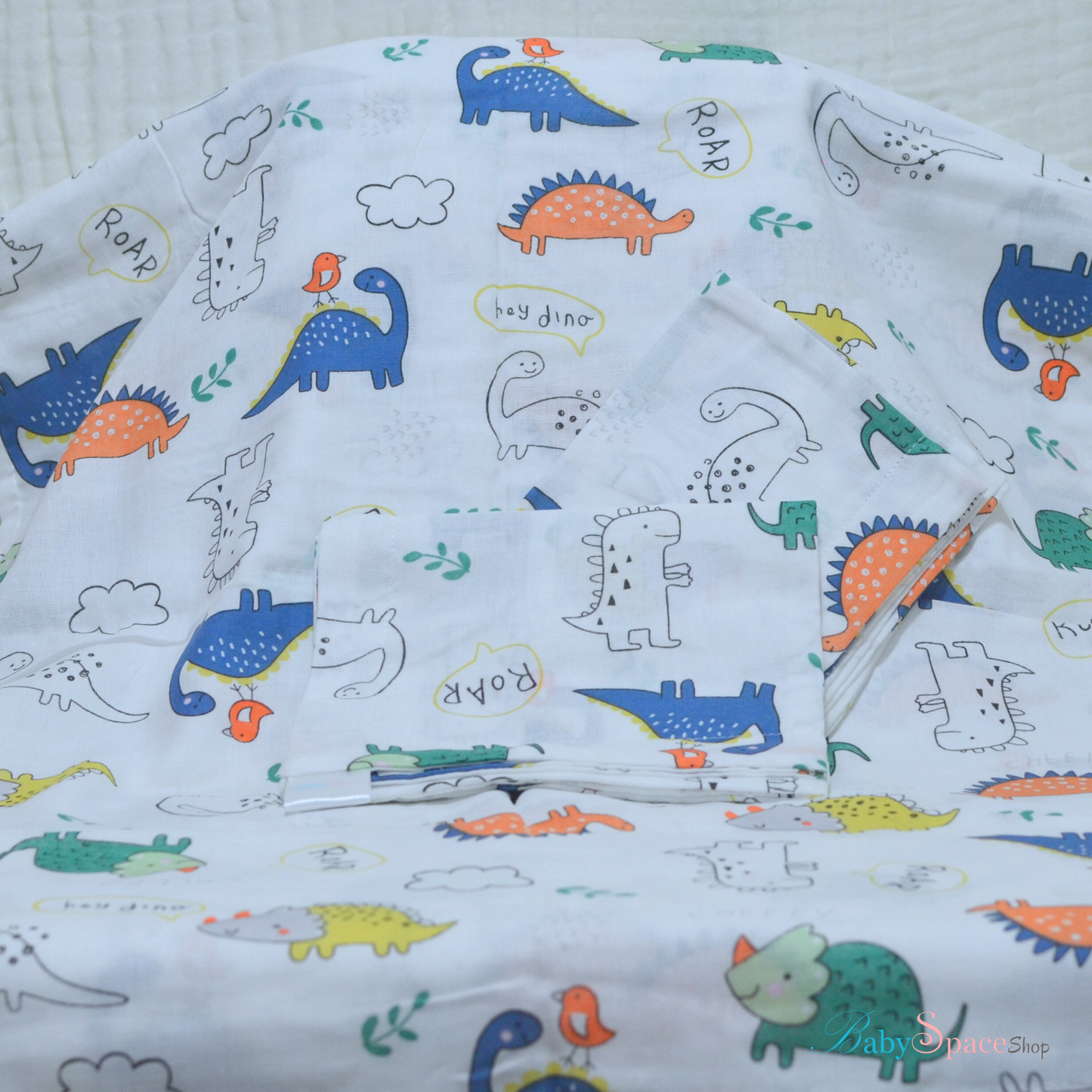 Baby Cot Sheet with 2 Matching Pillow Cases VII