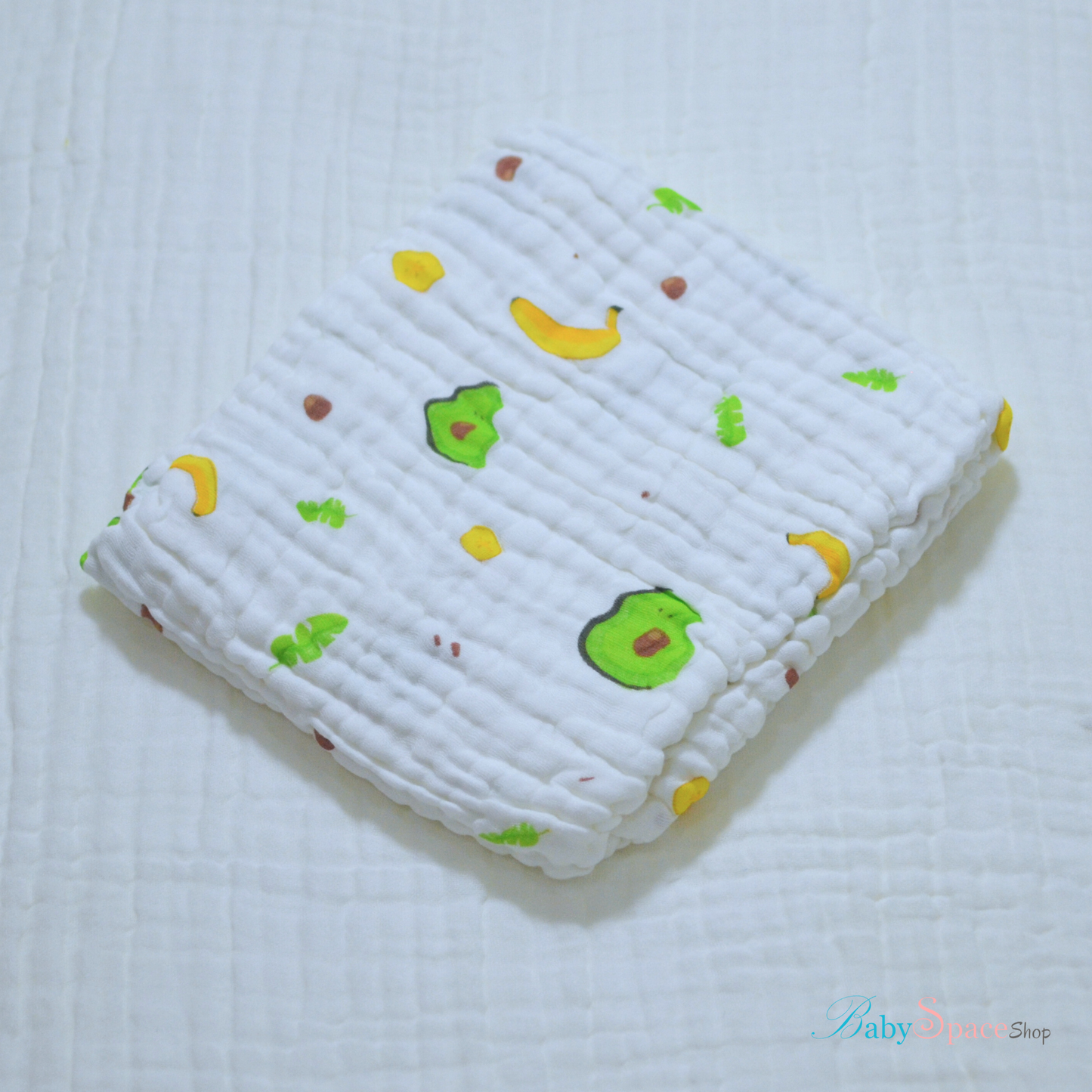 6 Layered Printed Cotton Gauze Baby Blanket/Towel 105x105cm - Collection VI