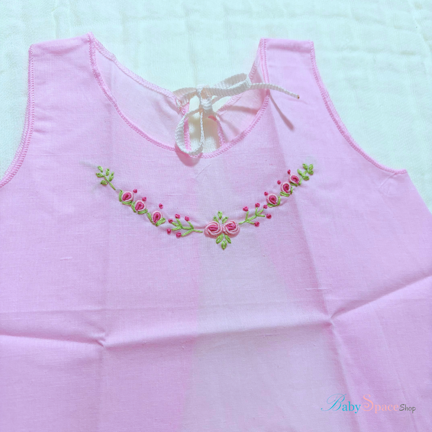 Handmade Newborn Shirt/Dress - Muslin IX