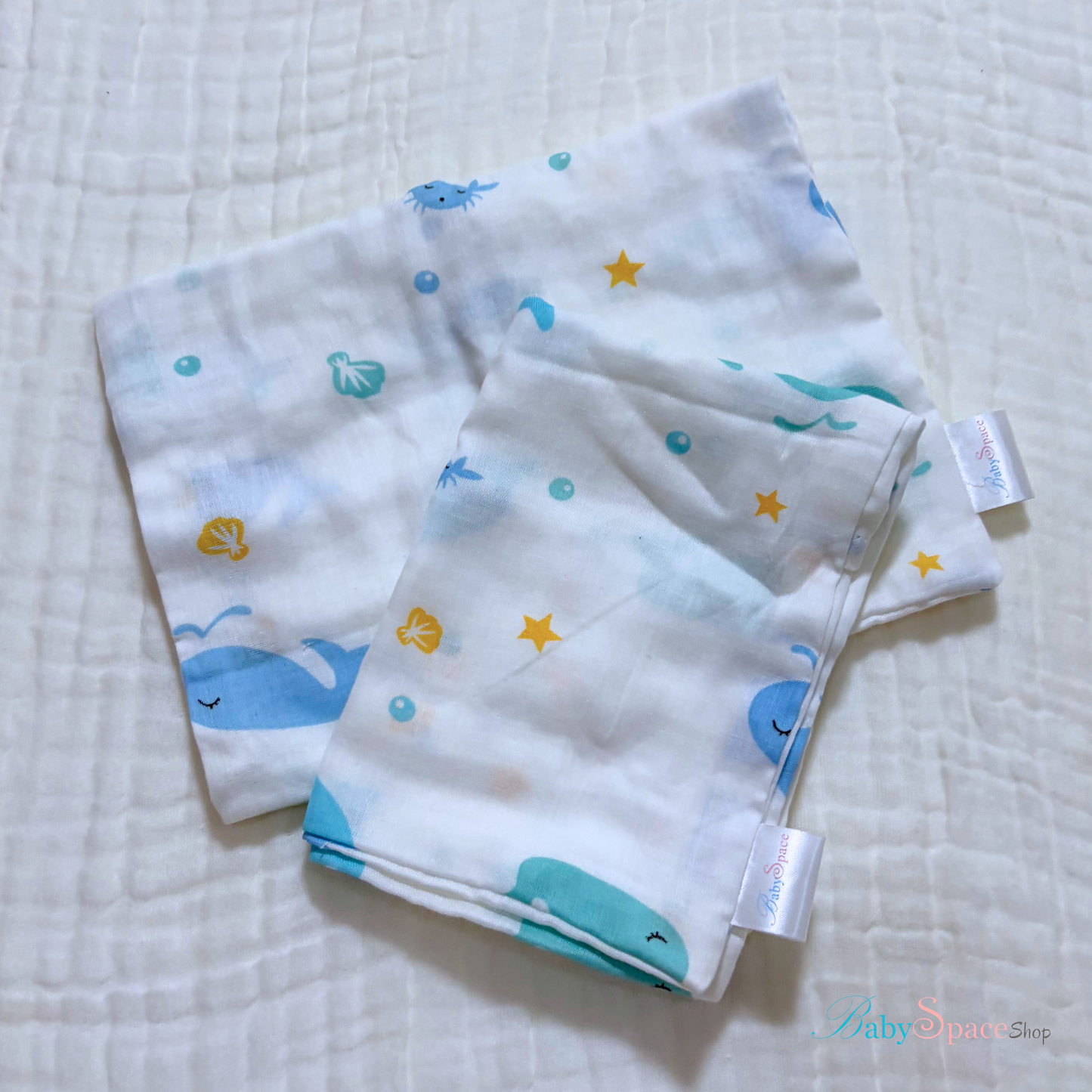 2 Baby Pillow Cases - 14"x10"