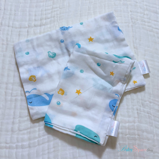 2 Baby Pillow Cases - 14"x10"