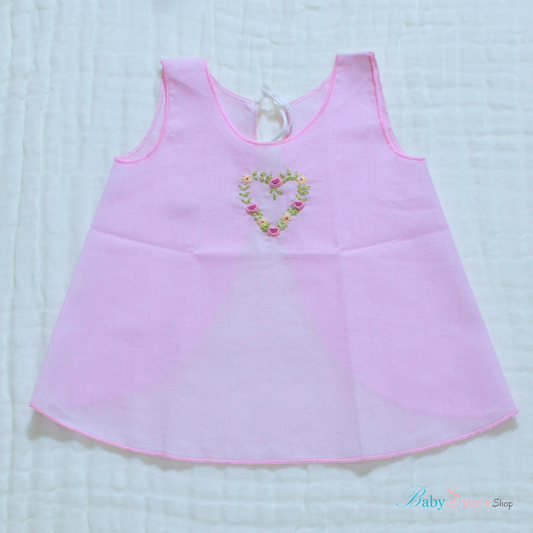 Handmade Newborn Shirt/Dress - Muslin IX