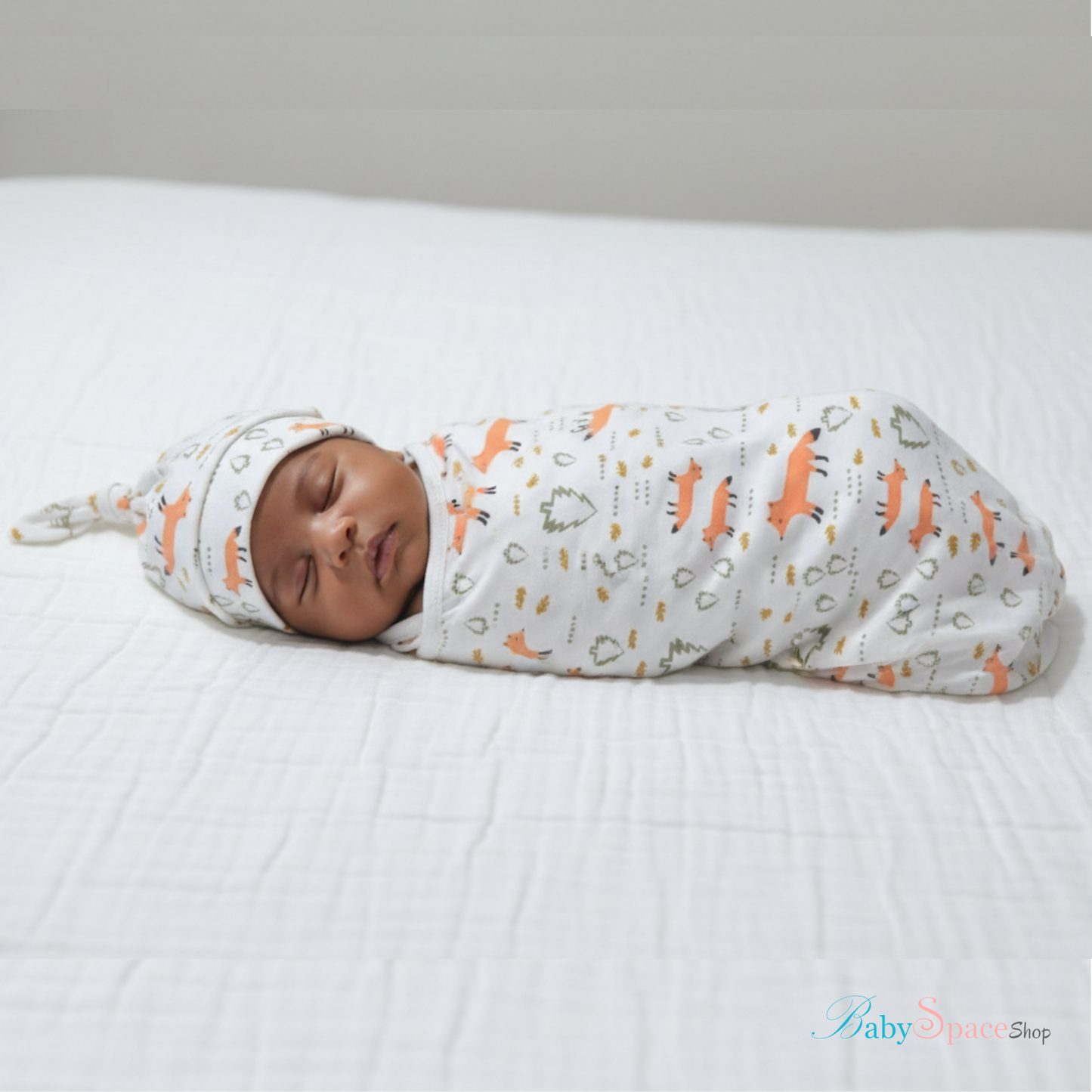 Baby Swaddling Sleep Sack With Hat and Mittens - 0 to 3 Month Size