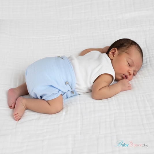 Muslin Cloth Nappies 6 Pack - 21" x 21" Plain Colours