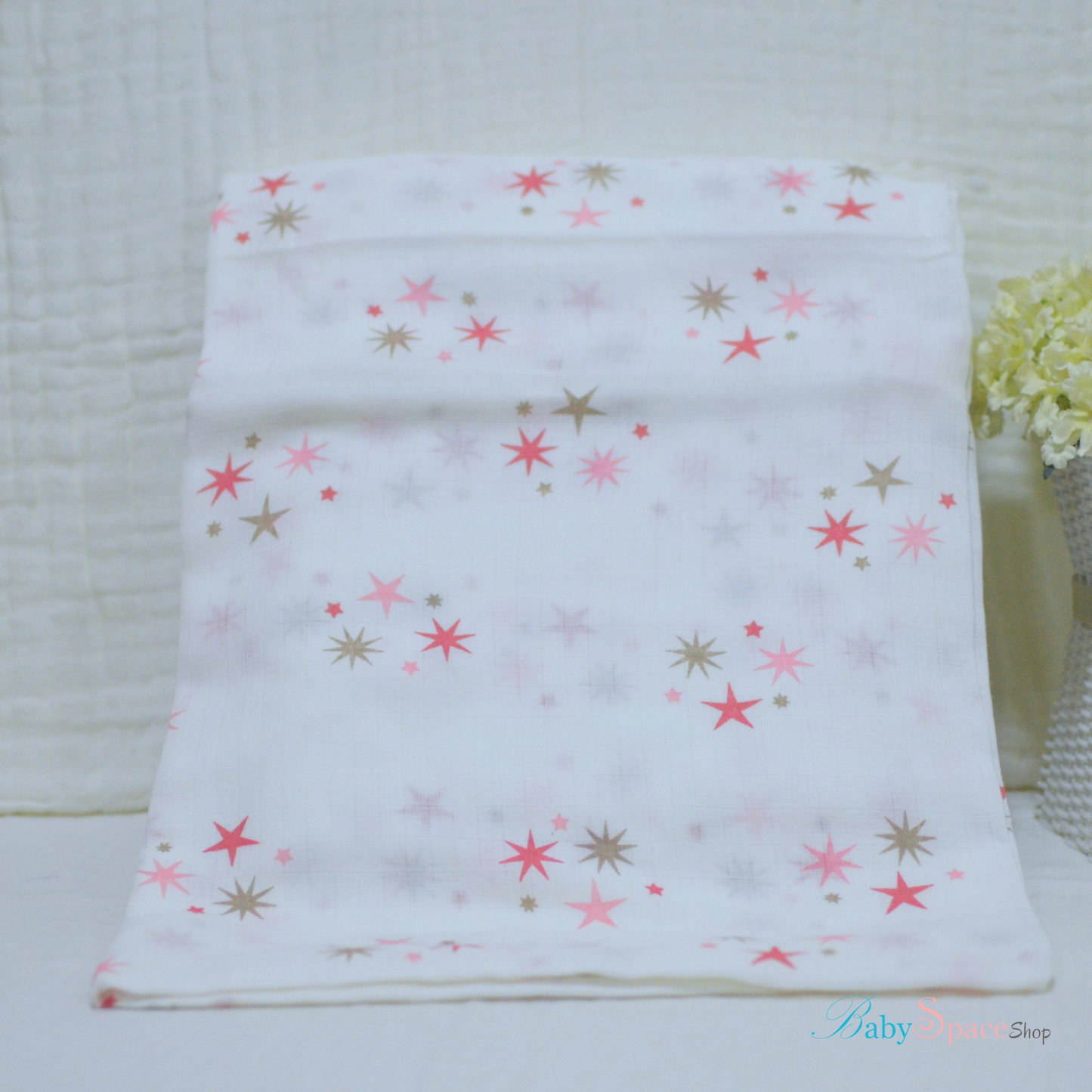 Muslin Swaddle 100% Cotton Printed - 120 x 120 cm II