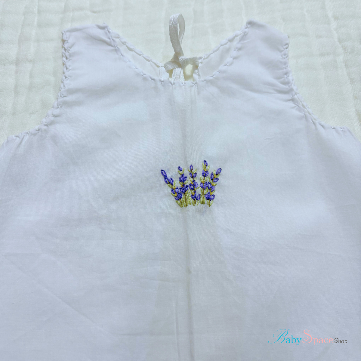 Handmade Baby Shirt - 0 to 3 Months - White