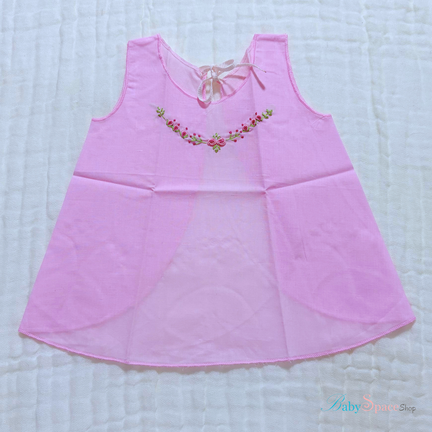 Handmade Newborn Shirt/Dress - Muslin IX