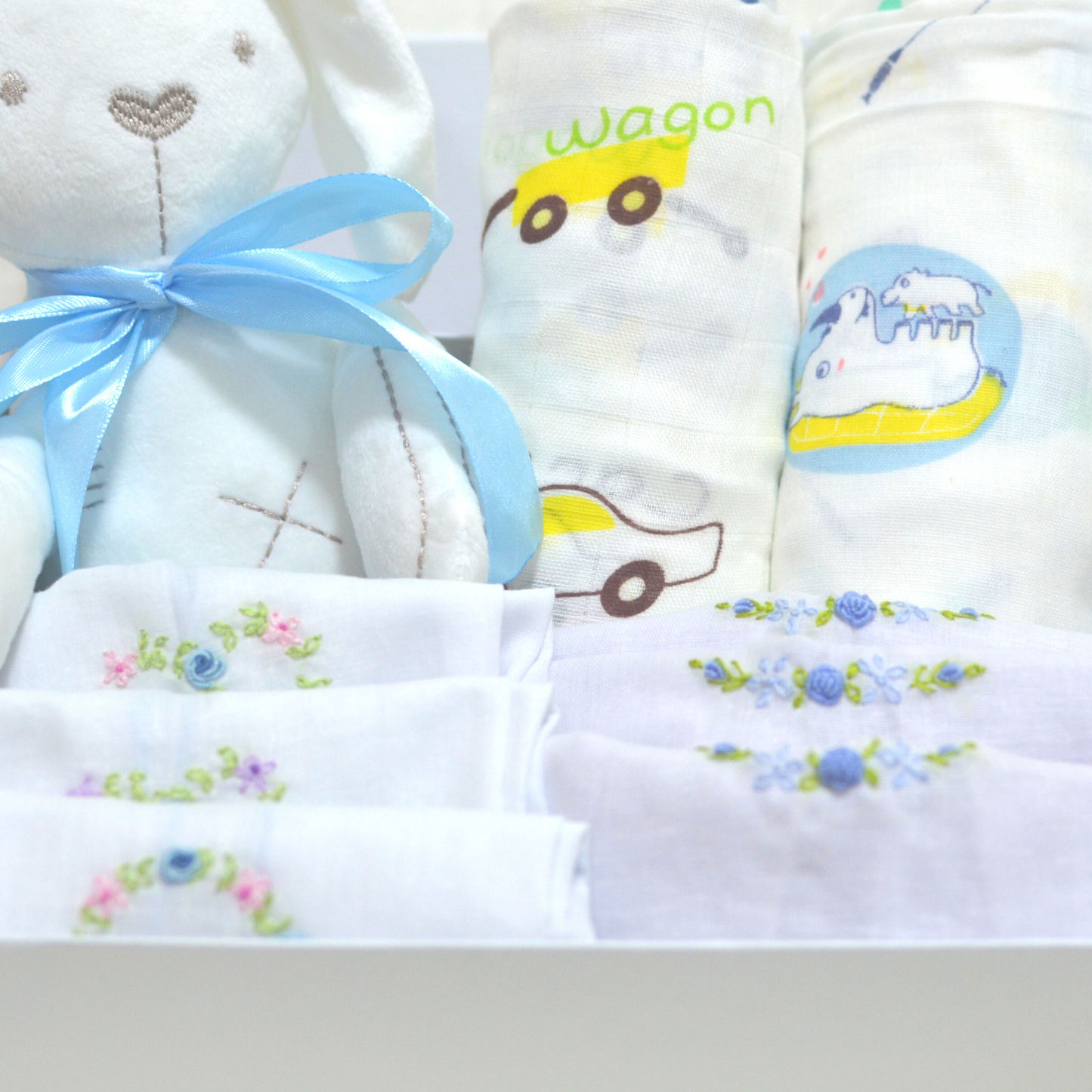 Welcome Baby Hamper - With Bunny Blue