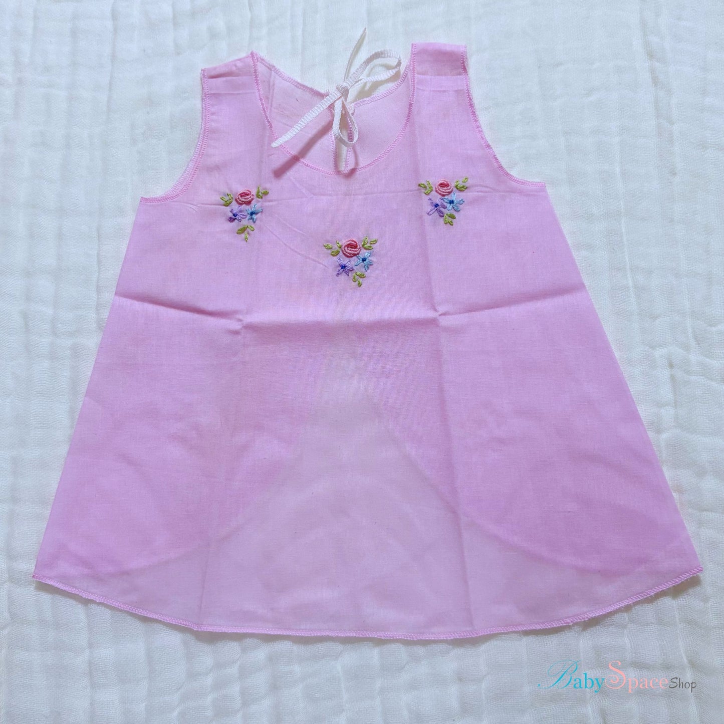 Handmade Newborn Shirt/Dress - Muslin IX