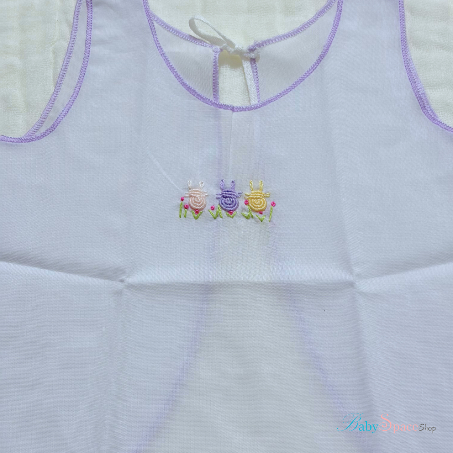 Handmade Newborn Shirt/Dress - Muslin IX