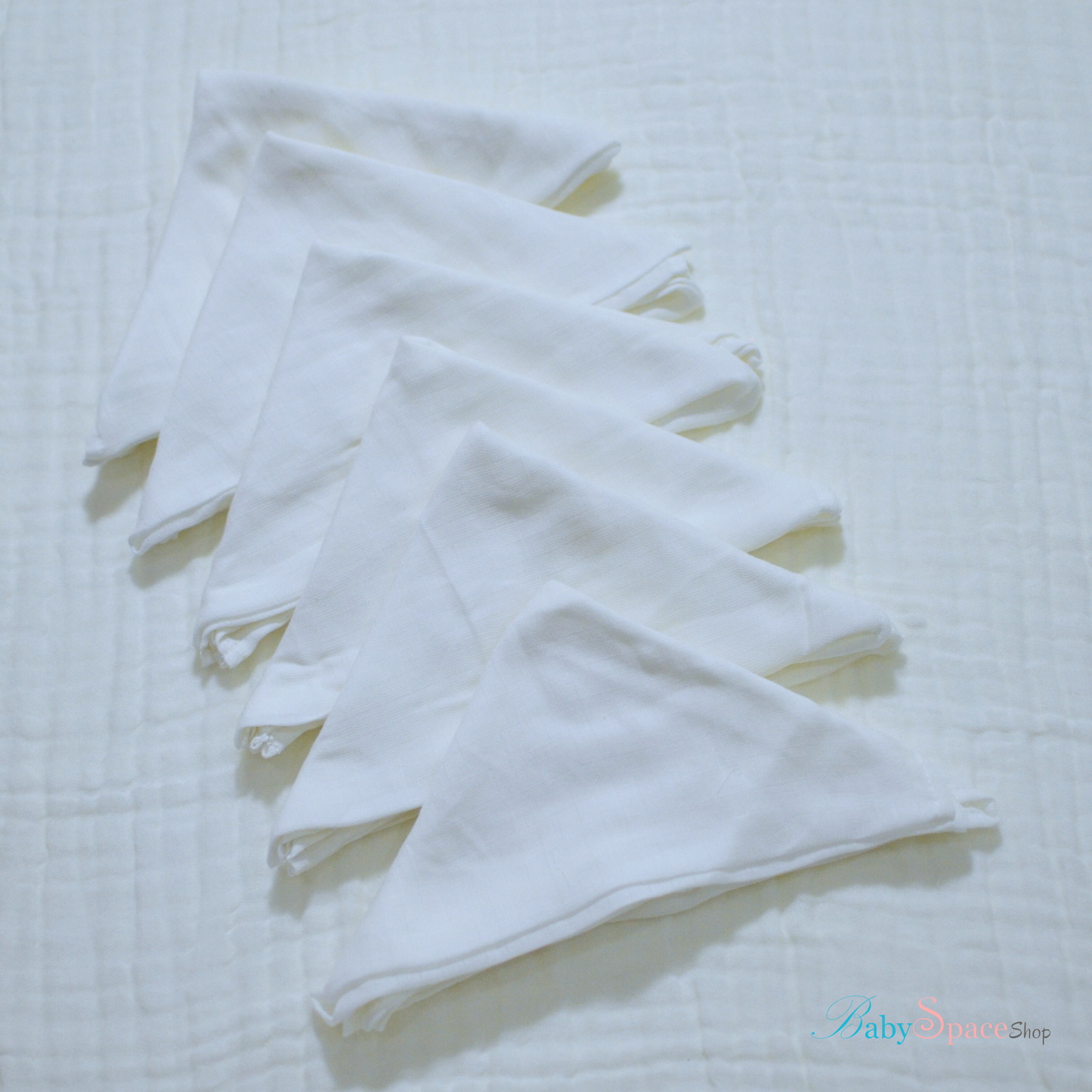 Muslin Cloth Nappies 6 Pack - 21" x 21" II
