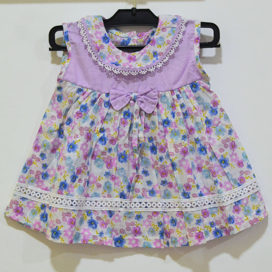 Handmade Baby Dress  Cotton 3 to 6 Month Size