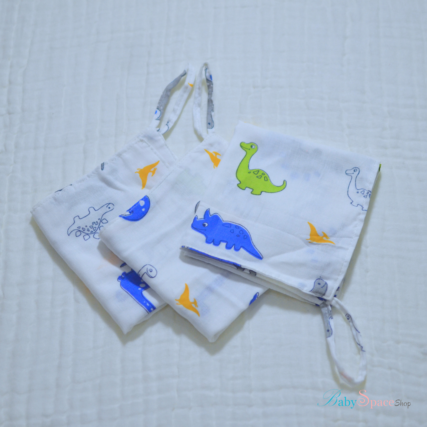 Muslin Wash Cloths 12"x12”- 3 pack II