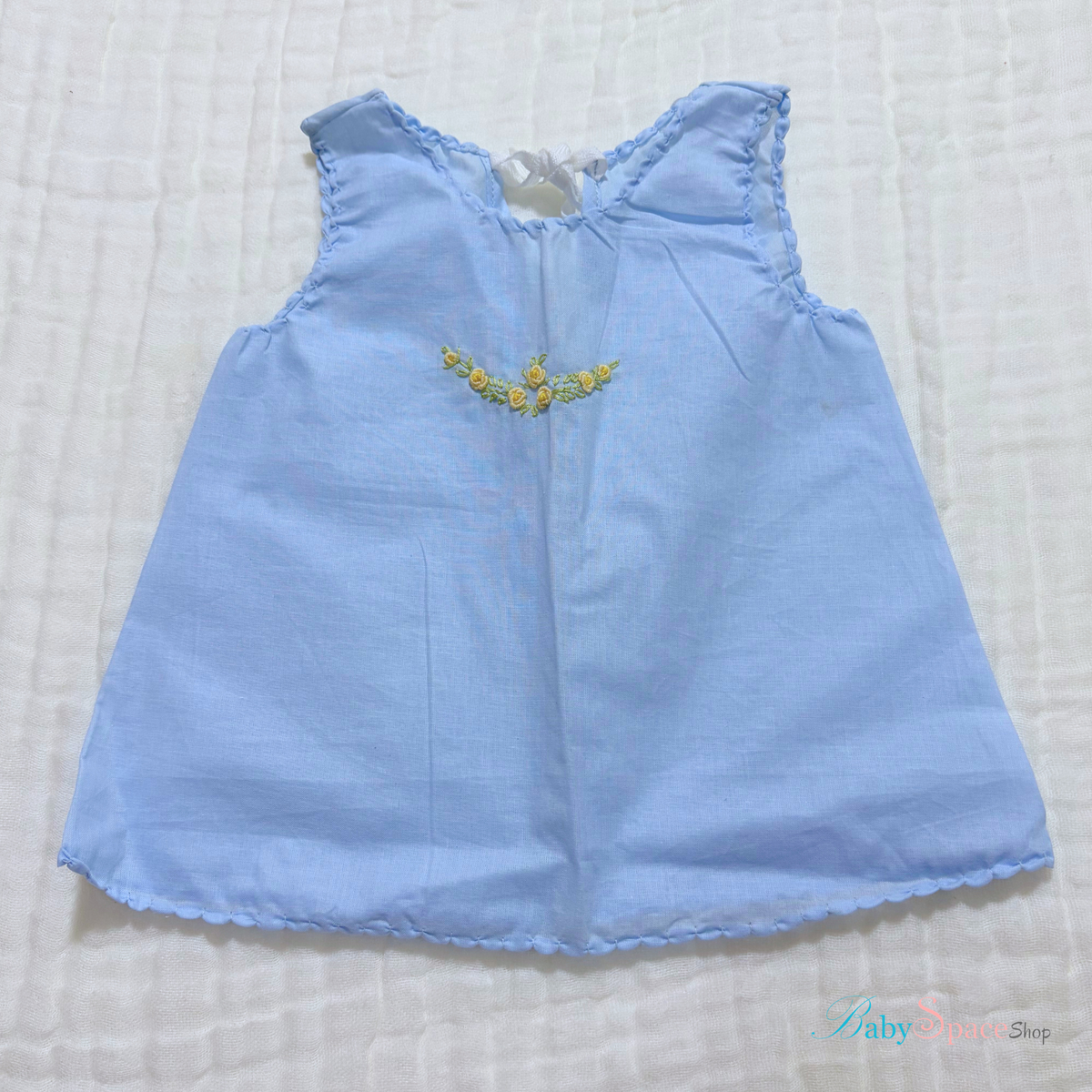 Handmade Baby Shirt - 0 to 3 Months - Blue