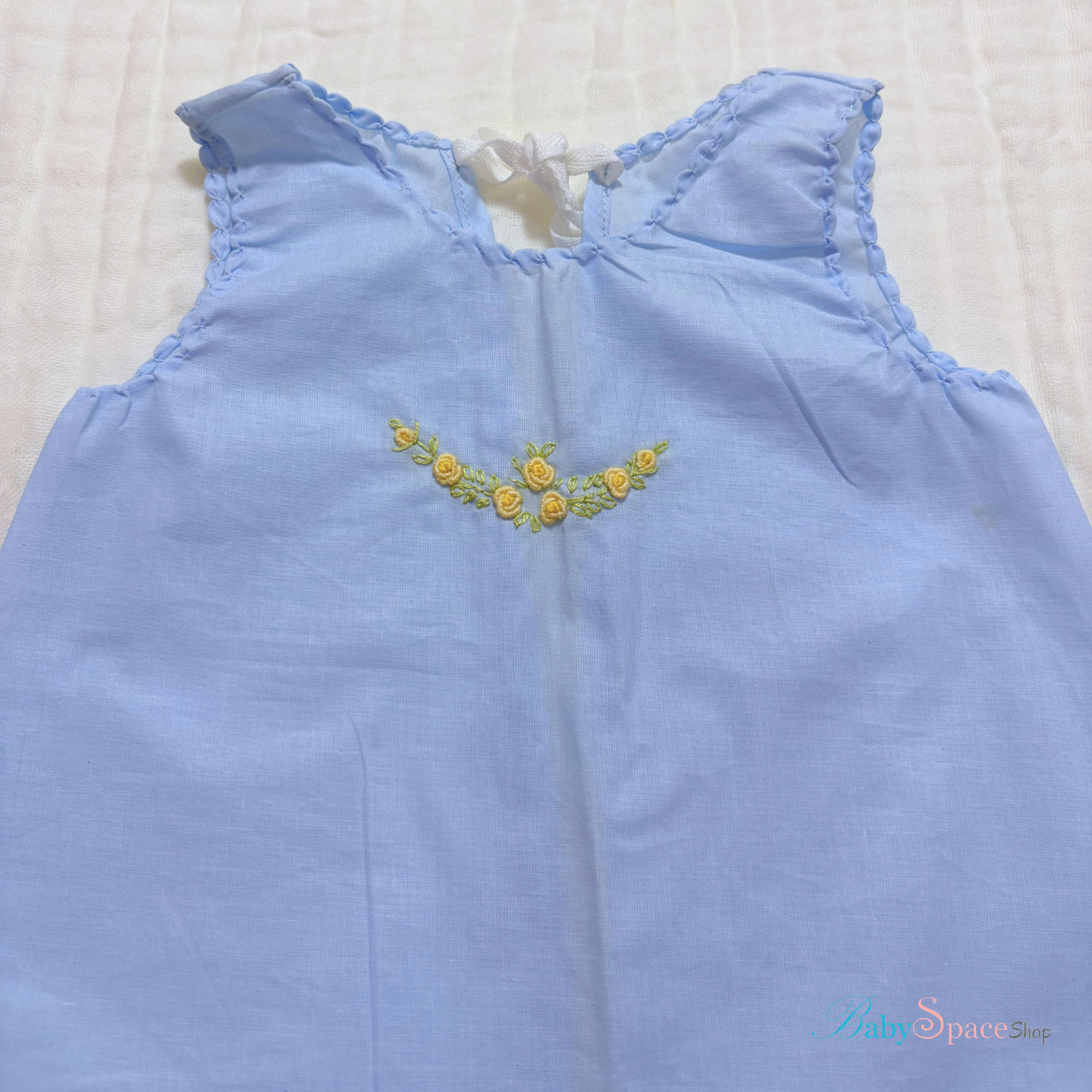 Handmade Baby Shirt - 0 to 3 Months - Blue
