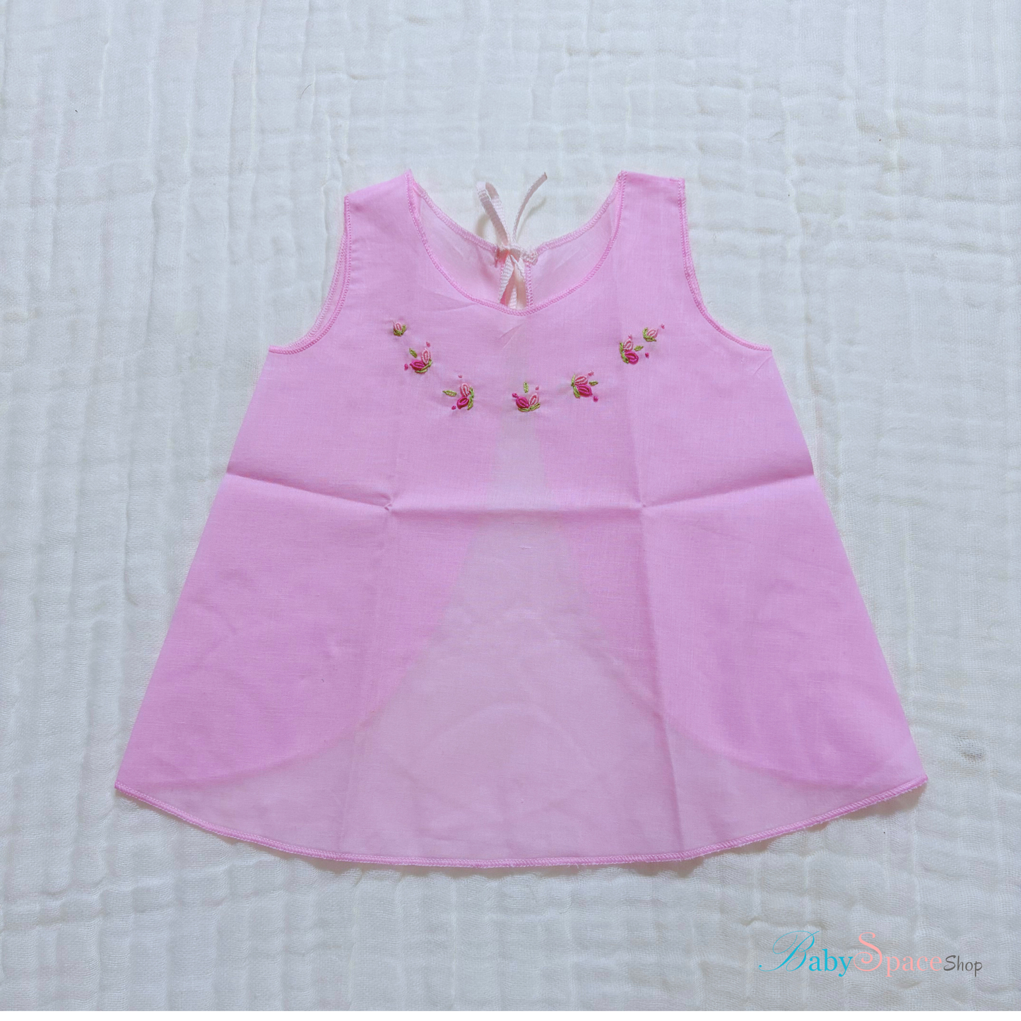 Handmade Newborn Shirt/Dress - Muslin IX