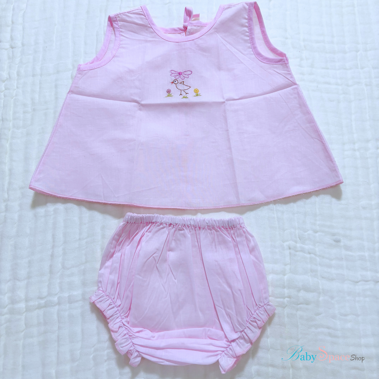Baby Shirt / Dress and Panty - 0 to 3 Months