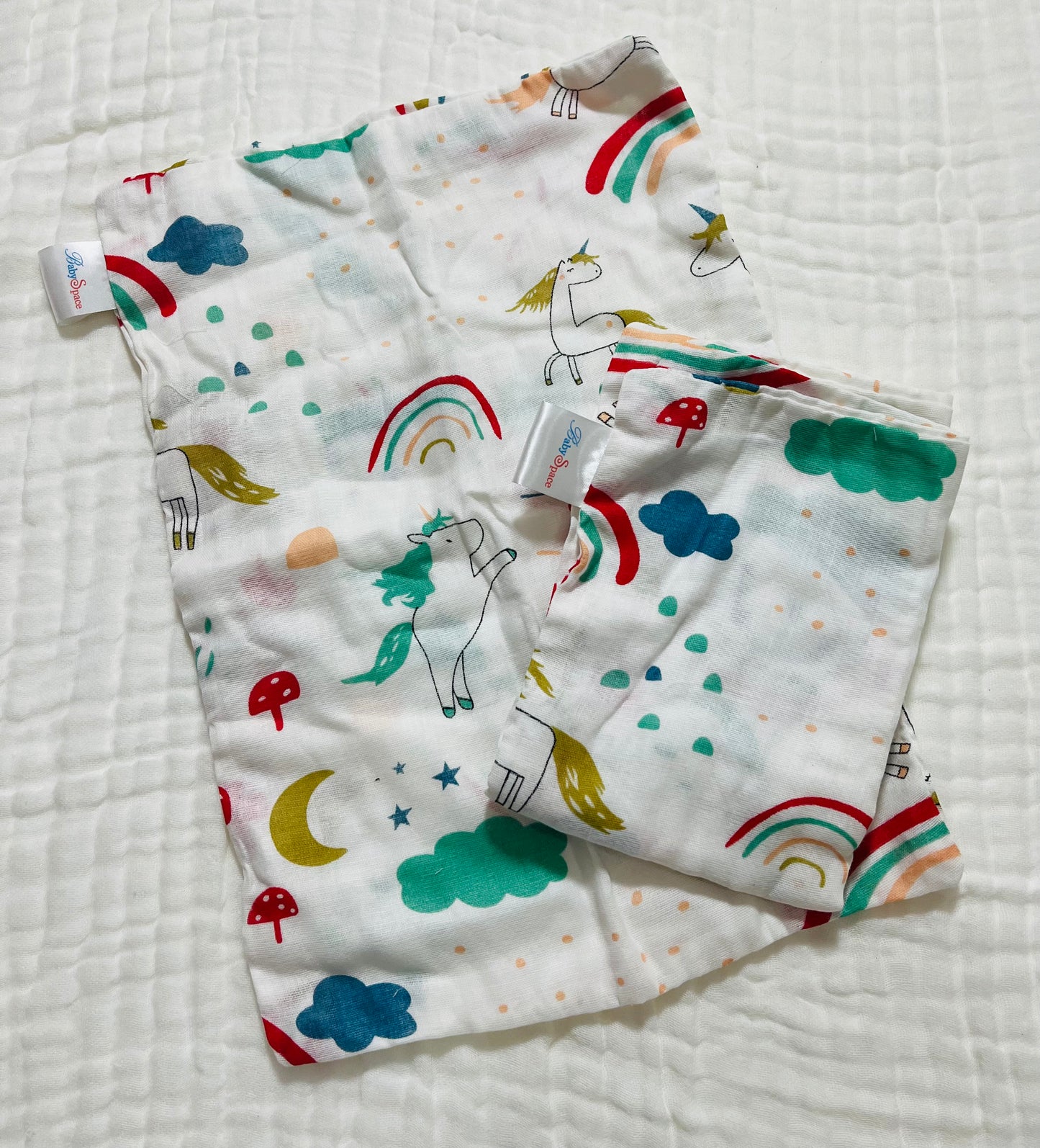 2 Baby Pillow Cases - 14"x10"