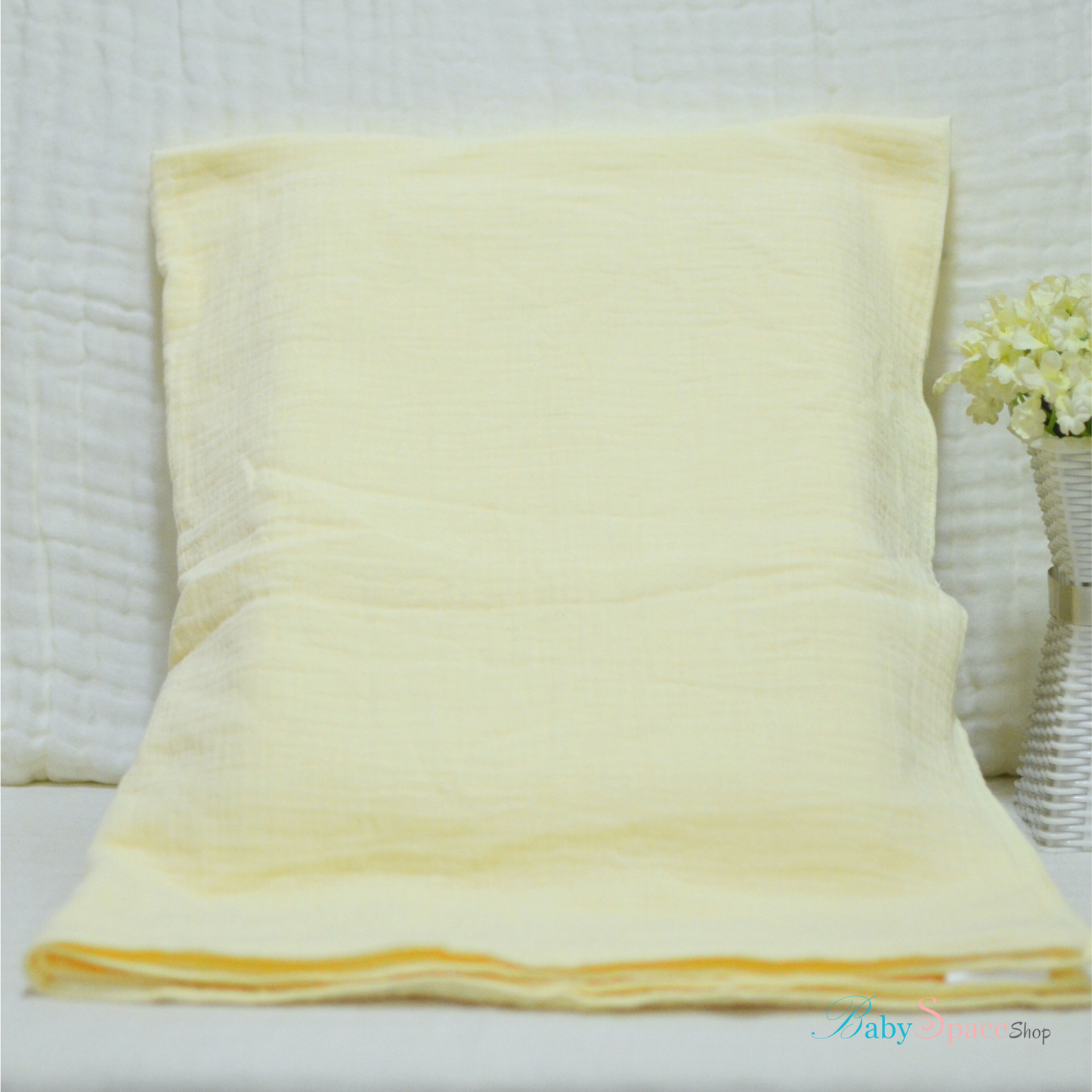 Double Crepe Muslin Cotton Baby Blanket 70x100cm (Colours)
