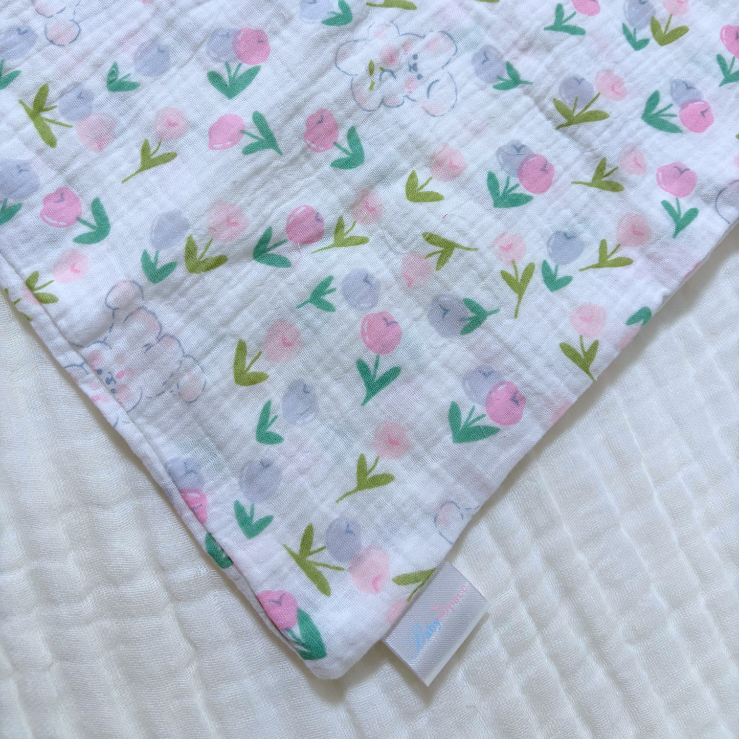 Baby Pillow Case - 14"x10" Muslin Crepe
