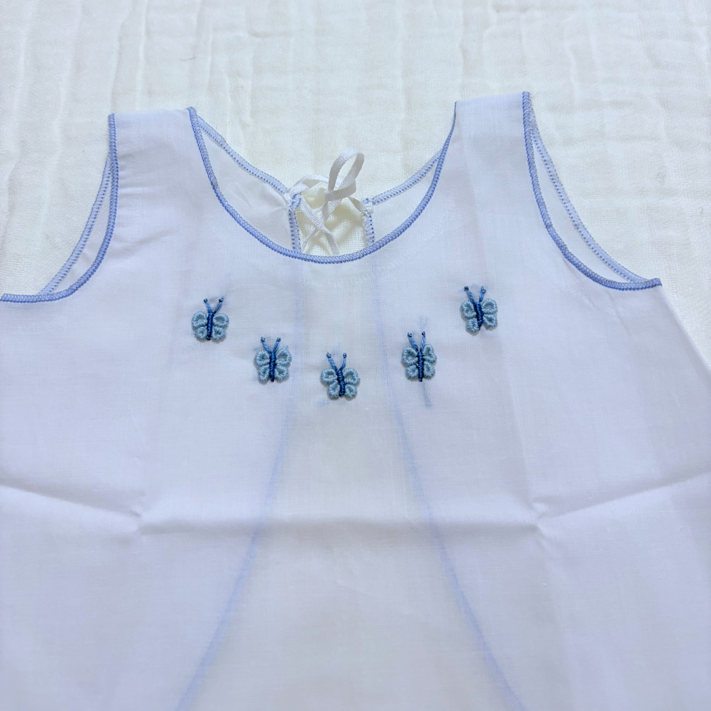 Handmade Newborn Shirt/Dress - Muslin IX