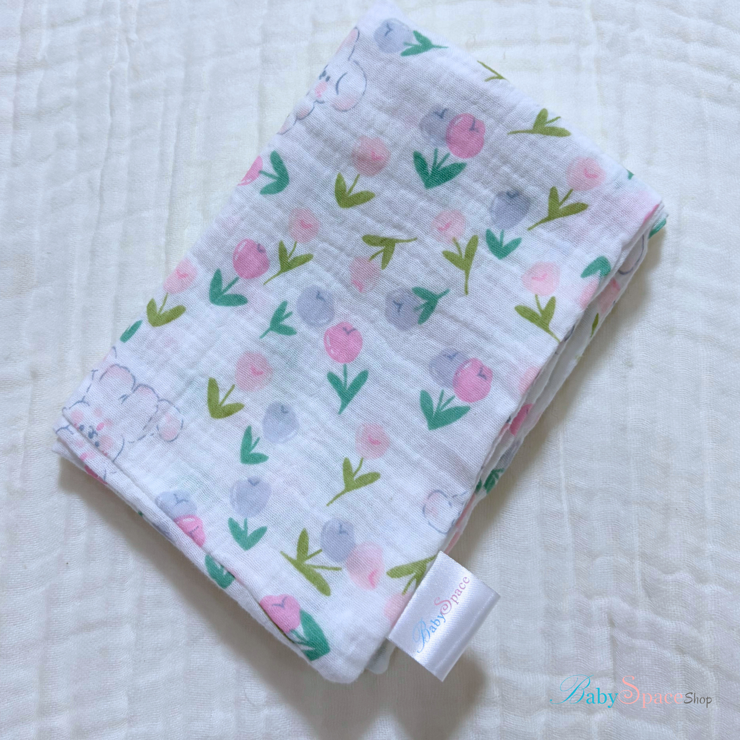 Baby Pillow Case - 14"x10" Muslin Crepe