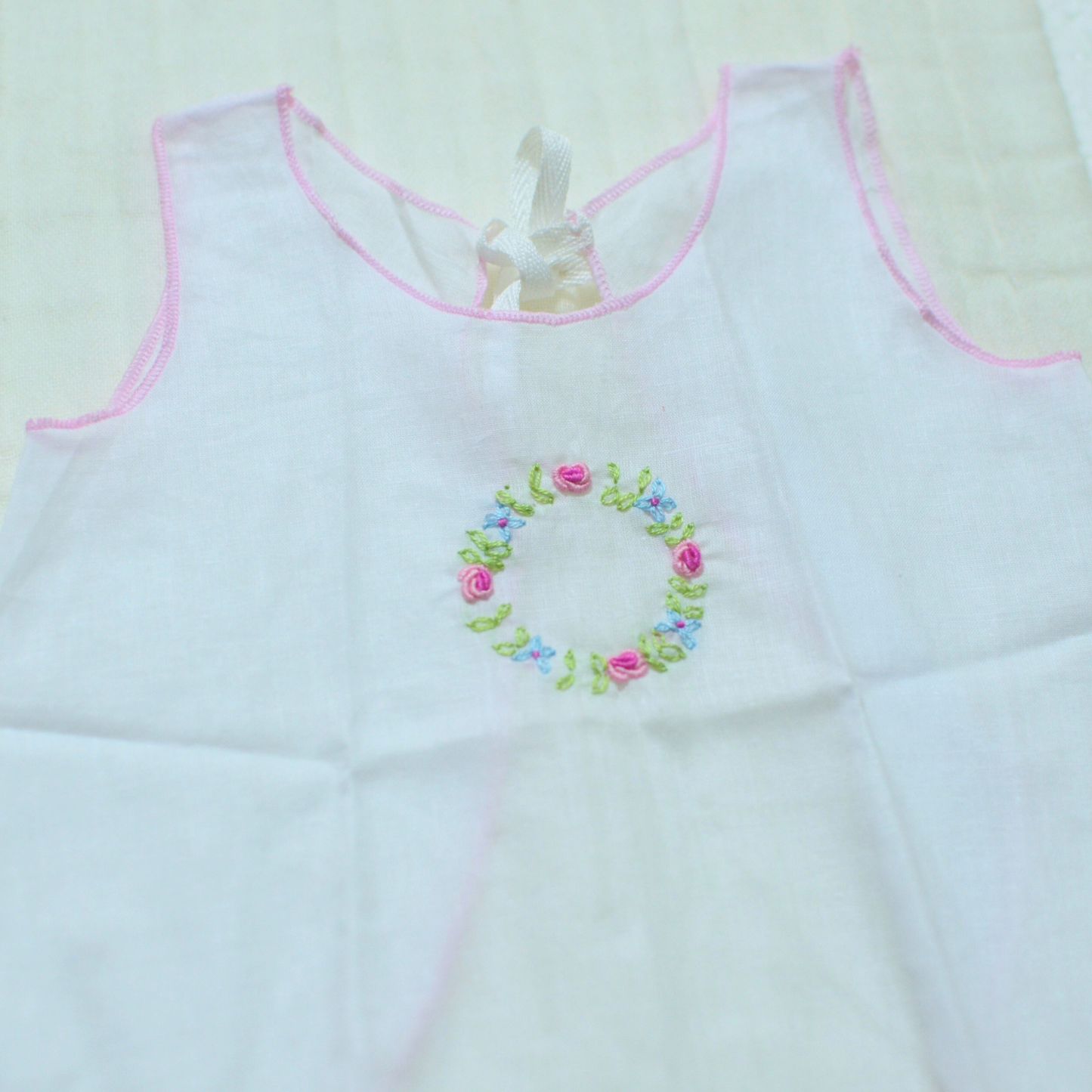 Handmade Newborn Shirt/Dress - Muslin IX